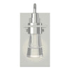 Hubbardton Forge Sterling Clear Glass (Zm) Erlenmeyer Sconce