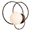 Hubbardton Forge Bronze Opal Glass (Gg) Olympus Sconce