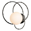 Hubbardton Forge Natural Iron Opal Glass (Gg) Olympus Sconce