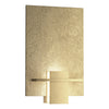 Hubbardton Forge Soft Gold White Art Glass (Bb) Aperture Sconce
