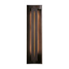 Hubbardton Forge Bronze Amber Glass (Ff) Gallery Sconce