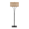 Hubbardton Forge Black Doeskin Suede Shade (Sb) Contemporary Formae Floor Lamp