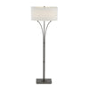 Hubbardton Forge Dark Smoke Light Grey Shade (Sj) Contemporary Formae Floor Lamp