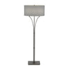 Hubbardton Forge Dark Smoke Medium Grey Shade (Sl) Contemporary Formae Floor Lamp
