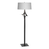 Hubbardton Forge Black Light Grey Shade (Sj) Antasia Floor Lamp