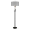 Hubbardton Forge Black Light Grey Shade (Sj) Brindille Floor Lamp