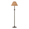 Hubbardton Forge Bronze Doeskin Suede Shade (Sb) Twist Basket Floor Lamp