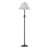 Hubbardton Forge Bronze Light Grey Shade (Sj) Twist Basket Floor Lamp