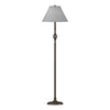 Hubbardton Forge Bronze Medium Grey Shade (Sl) Twist Basket Floor Lamp