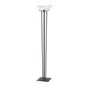 Hubbardton Forge Natural Iron Opal Glass (Gg) Taper Torchiere