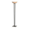 Hubbardton Forge Natural Iron Sand Glass (Ss) Taper Torchiere