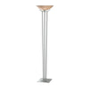 Hubbardton Forge Vintage Platinum Sand Glass (Ss) Taper Torchiere