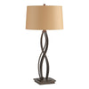 Hubbardton Forge Bronze Doeskin Suede Shade (Sb) Almost Infinity Table Lamp