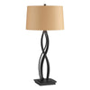 Hubbardton Forge Black Doeskin Suede Shade (Sb) Almost Infinity Table Lamp