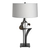 Hubbardton Forge Black Light Grey Shade (Sj) Antasia Table Lamp