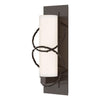Hubbardton Forge Coastal Bronze Opal Glass (Gg) Olympus Small Outdoor Sconce