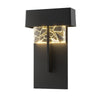 Hubbardton Forge Coastal Black Clear Glass With Shards (Yp) Shard Large Led Outdoor Sconce