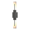 Hubbardton Forge Coastal Natural Iron Clear Glass (Zm) Centre Outdoor Sconce