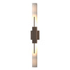 Hubbardton Forge Coastal Bronze Clear Glass (Zm) Centre Large Outdoor Sconce