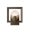 Hubbardton Forge Coastal Bronze Water Glass (Ll) Frame Small Outdoor Sconce