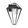 Hubbardton Forge Coastal Black Clear Glass (Zm) Stellar Small Outdoor Sconce