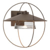 Hubbardton Forge Coastal Bronze Clear Glass (Zm) Halo Large Outdoor Sconce