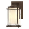 Hubbardton Forge Coastal Bronze Seeded Glass With Opal Diffuser (Zs) Meridian Outdoor Sconce