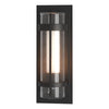 Hubbardton Forge Coastal Black Seeded Glass With Opal Diffuser (Zs) Torch Xl Outdoor Sconce