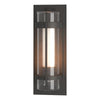 Hubbardton Forge Coastal Natural Iron Seeded Glass With Opal Diffuser (Zs) Torch Xl Outdoor Sconce