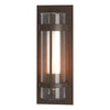 Hubbardton Forge Coastal Bronze Seeded Glass With Opal Diffuser (Zs) Torch Xl Outdoor Sconce