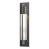 Hubbardton Forge Coastal Natural Iron Clear Glass (Zm) Axis Large Outdoor Sconce