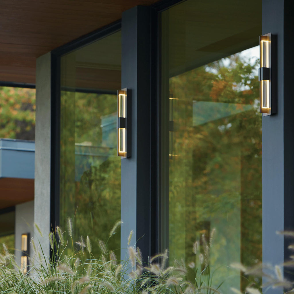 Hubbardton Forge Double Axis Small LED Outdoor Sconce