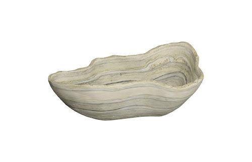 Phillips Cast Gray Onyx Bowl Faux Finish Small Bowl