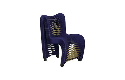 Phillips Seat Belt Chair Kid Sized Navy Accent