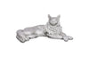 Phillips Collection Cat Sculpture Silver Leaf Accent