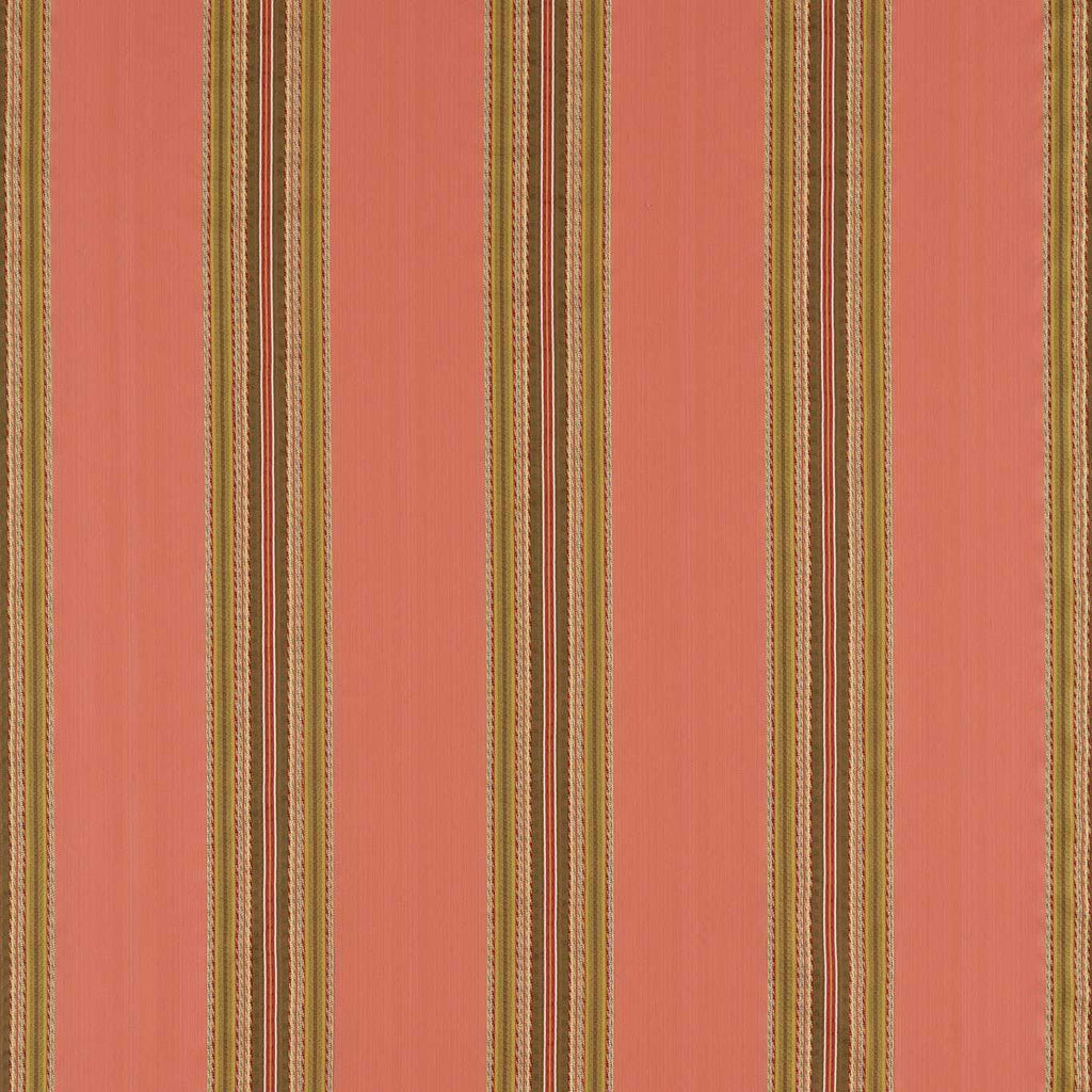 Zoffany Lisere Stripe Venetian Red Fabric