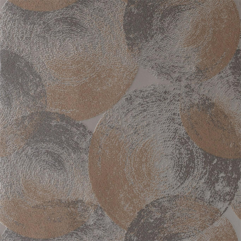 Harlequin Ellipse Copper/Granite Wallpaper