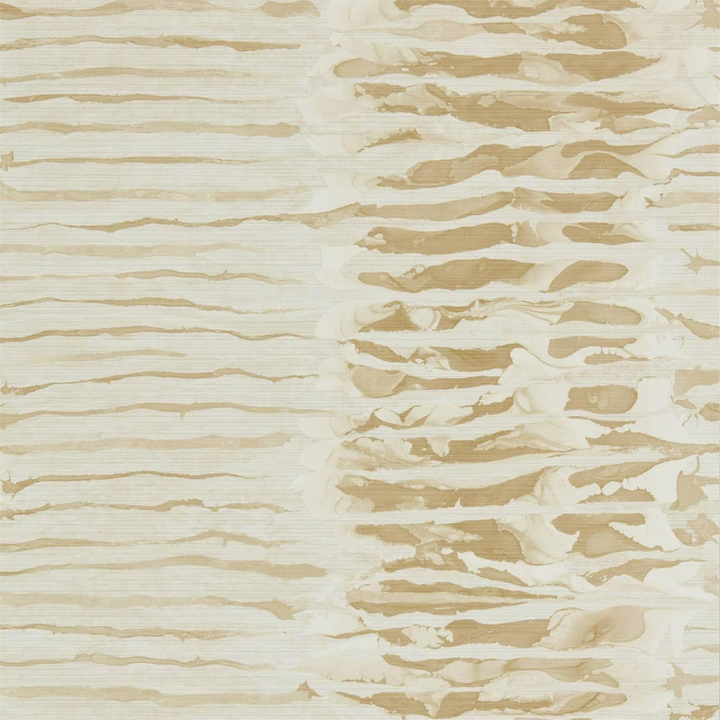 Harlequin Ripple Stripe Sandstone Wallpaper
