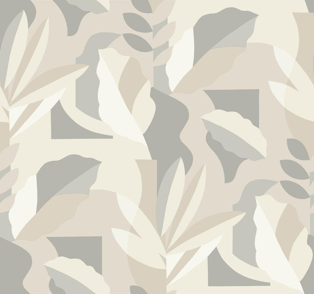 York Neutral Papier Colle Off-White Wallpaper