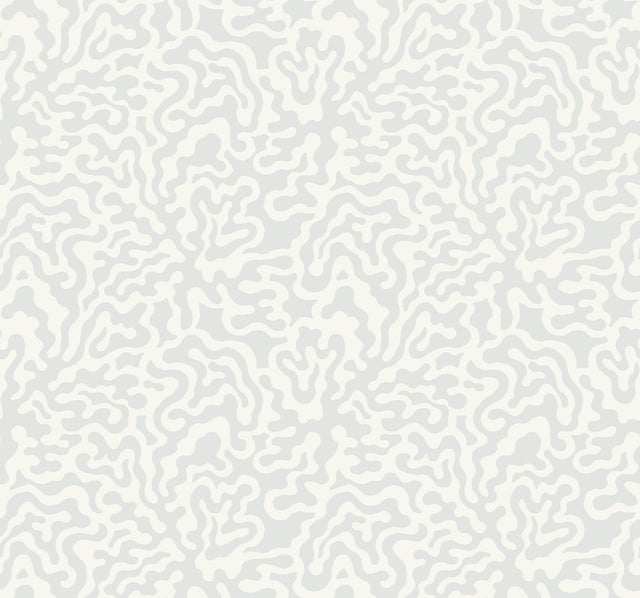 York Duck Egg Nebulous Cloud Blue Wallpaper