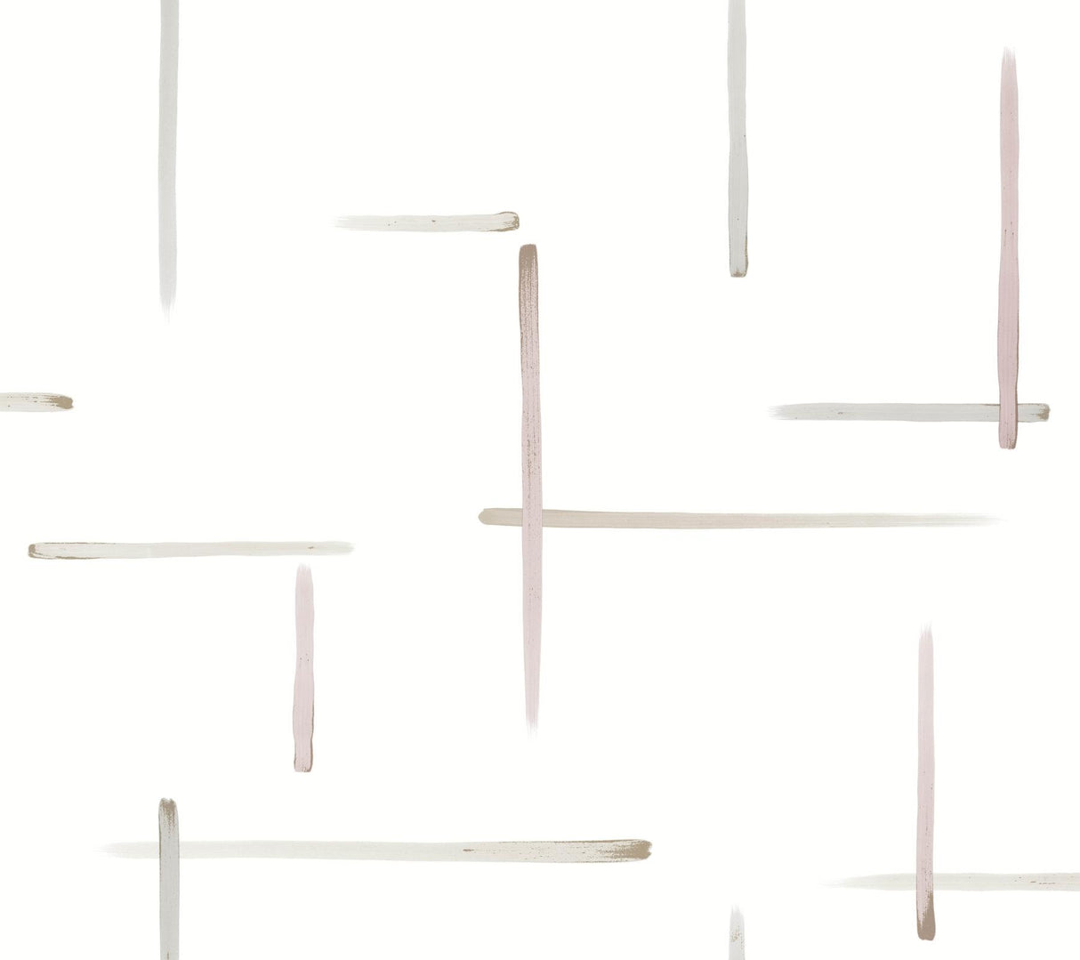 York Orchid & Glint Gilded Sumi-E White Wallpaper