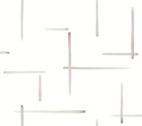 York Orchid & Glint Gilded Sumi-E White Wallpaper