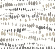 York Black & Taupe Dewdrops Black Wallpaper