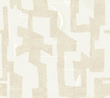 York Caramel & Cream Modern Tribal Brown Wallpaper