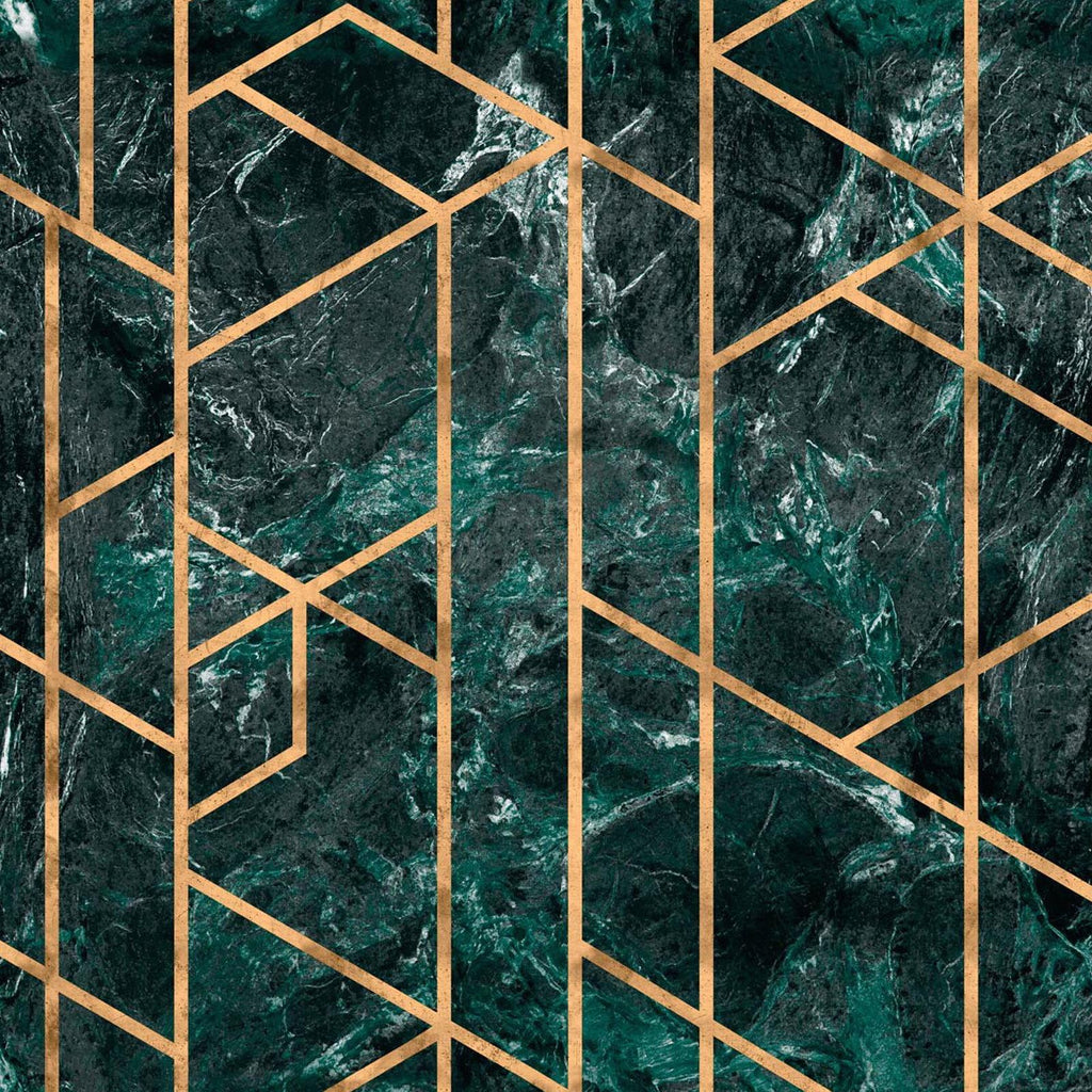 MindTheGap GRAMERCY Emerald Manhattan Metallic Edition Wallpaper