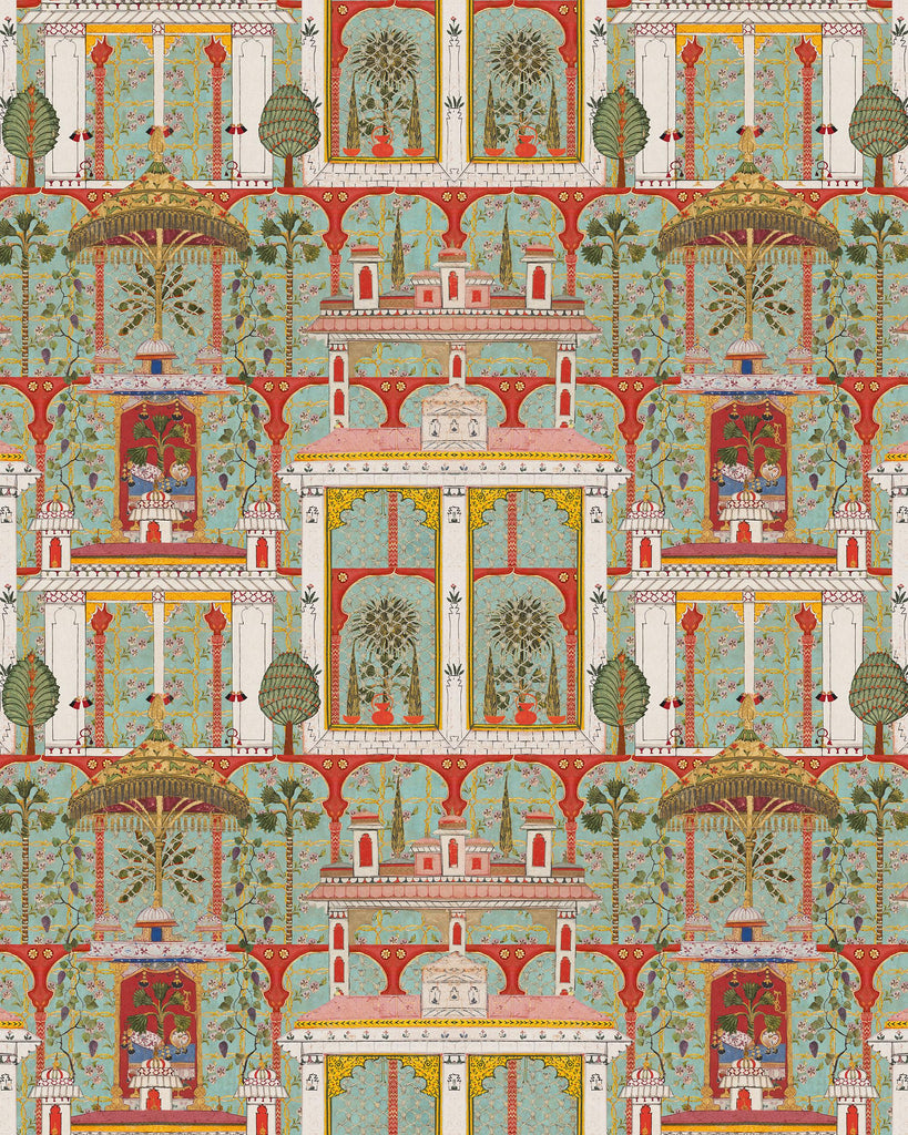 MindTheGap MAJORELLE GARDEN Agate Tales of Maghreb Wallpaper