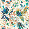 Harlequin Wonderland Floral Lapis/ Emerald/Carnelian Wallpaper