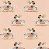 Sanderson Minnie On The Move Candy Floss Wallpaper