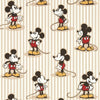 Sanderson Mickey Stripe Peanut Wallpaper
