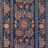 Brunschwig & Fils Saanvi Emb Blue/Red Fabric